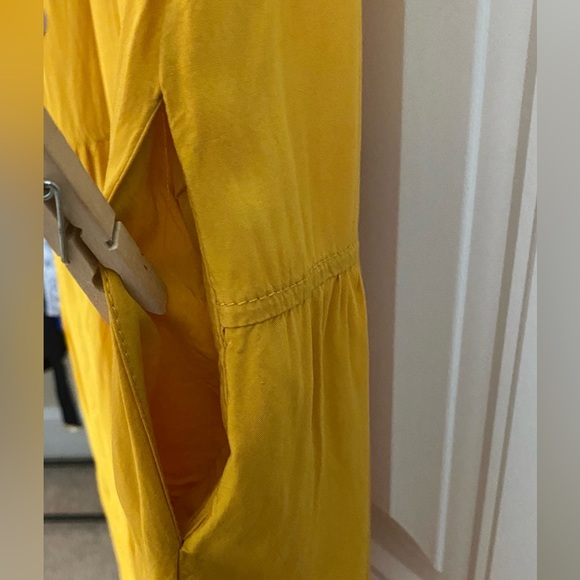 Max Studio Tiered Sleeveless Yellow Maxi Dress Size S - Picture 5 of 16